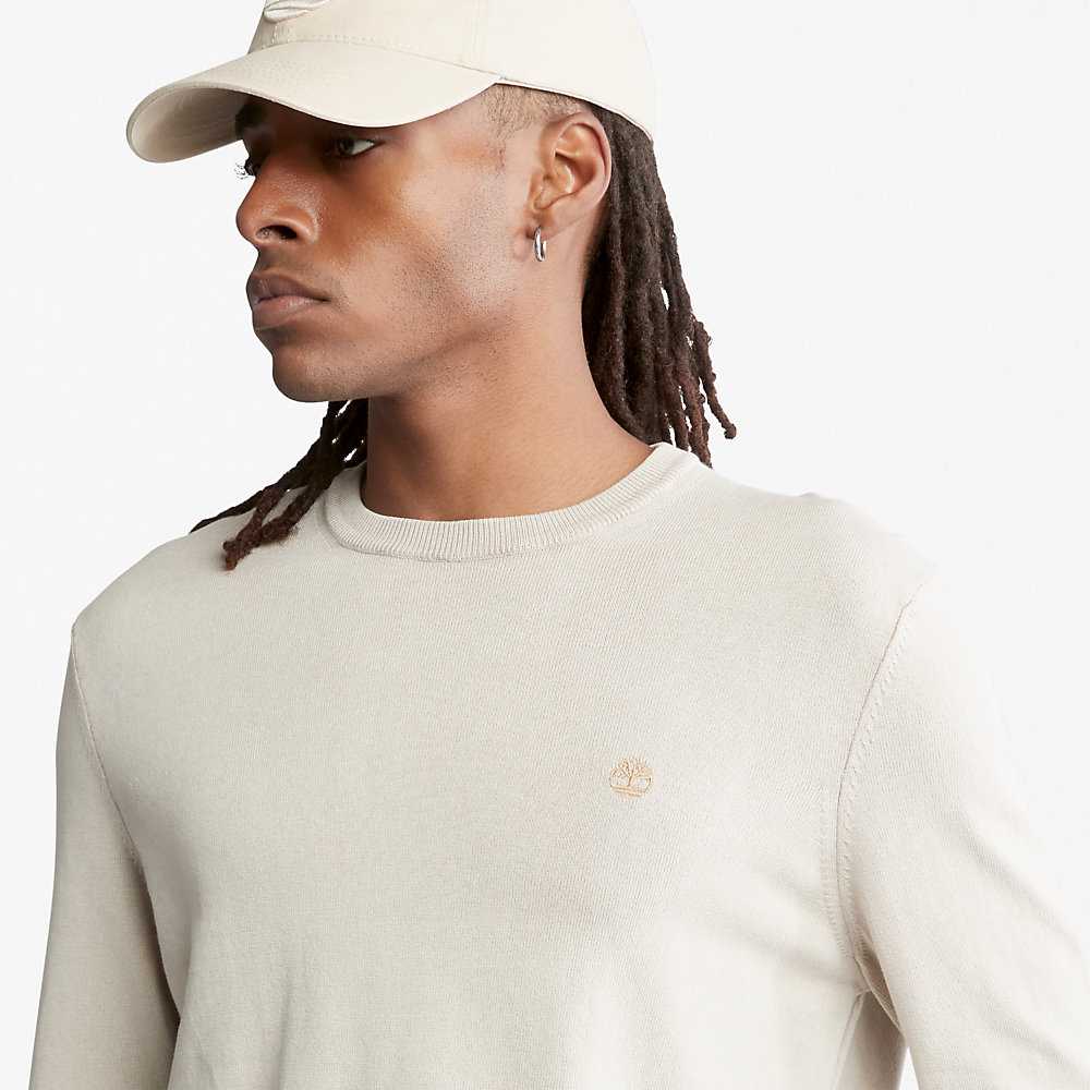 Beige Men's Timberland Earthkeepers Sweatshirt | Israel-3956781