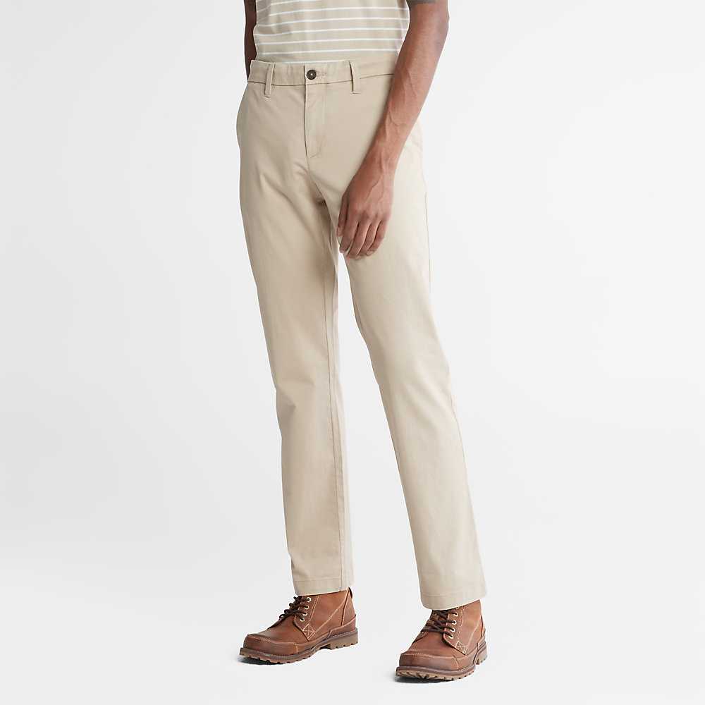 Beige Men's Timberland Squam Lake Chinos | Israel-3529074