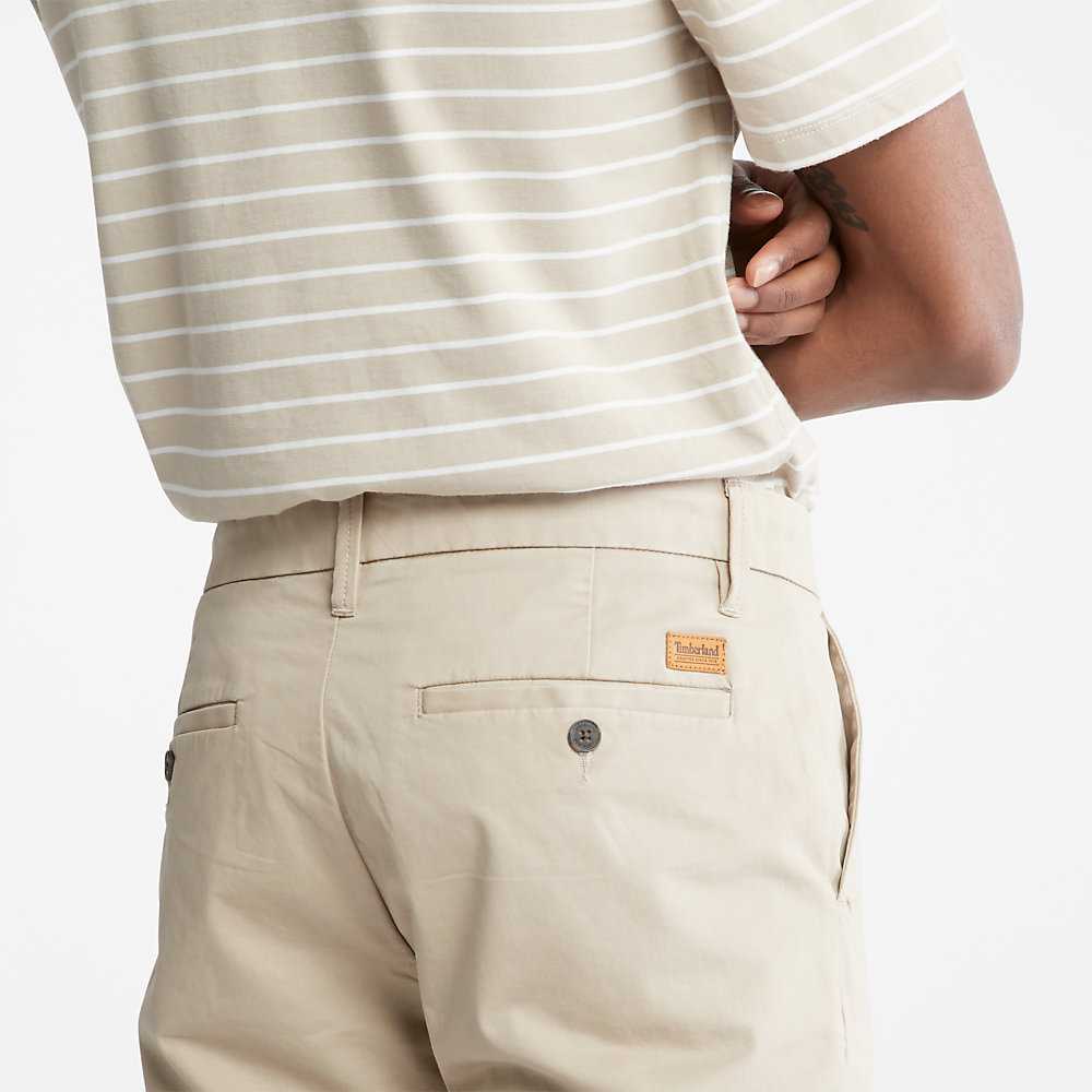 Beige Men's Timberland Squam Lake Chinos | Israel-3529074