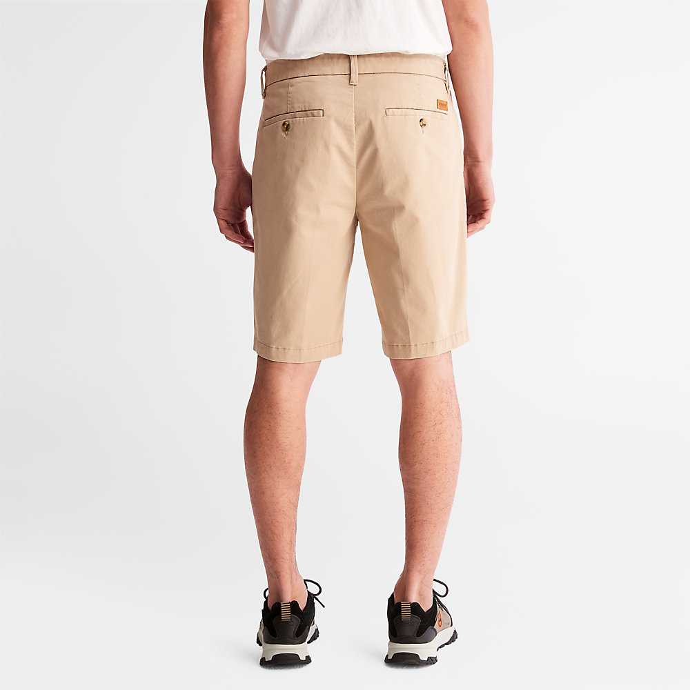 Beige Men's Timberland Squam Lake Shorts | Israel-2751894