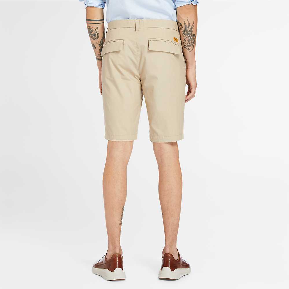 Beige Men's Timberland Squam Lake Shorts | Israel-6278149