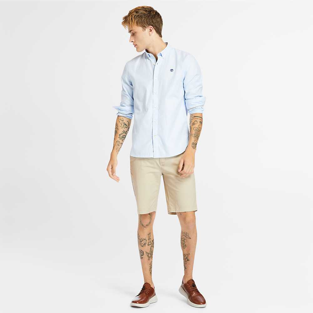 Beige Men's Timberland Squam Lake Shorts | Israel-6278149