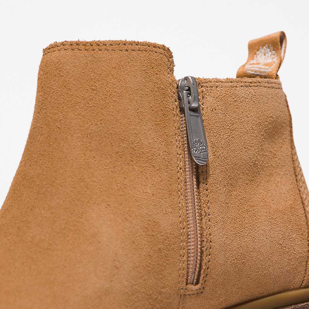 Beige Women's Timberland Dalston Vibe Booties | Israel-0321845