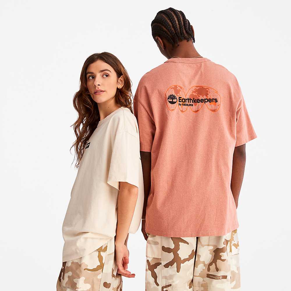 Beige Women's Timberland Earthkeepers T Shirts | Israel-4837560