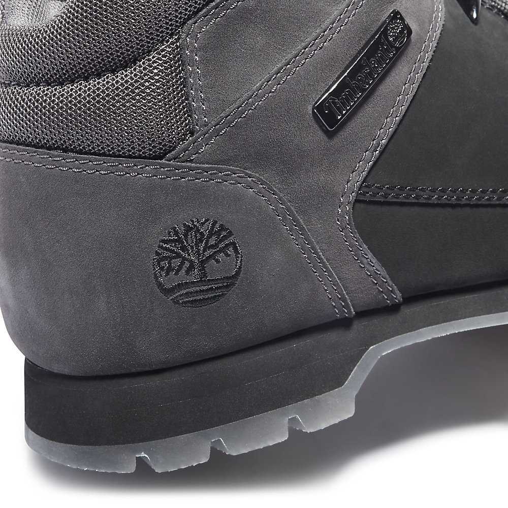 Black/Grey Men's Timberland Euro Sprint Hiking Boots | Israel-8921347