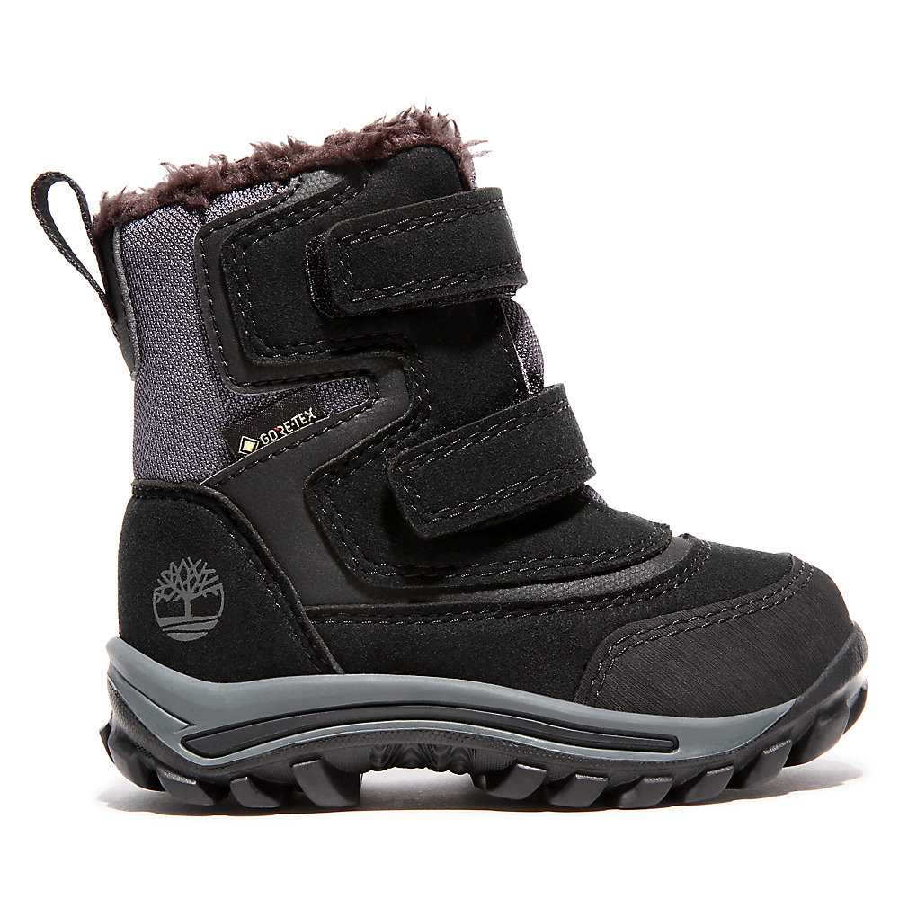 Black Kids\' Timberland Chillberg Winter Boots | Israel-4219502