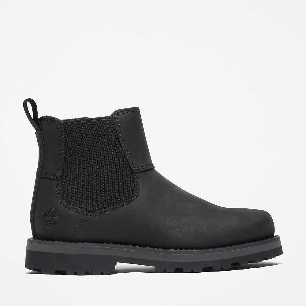 Black Kids\' Timberland Courma Chelsea Boots | Israel-4219541