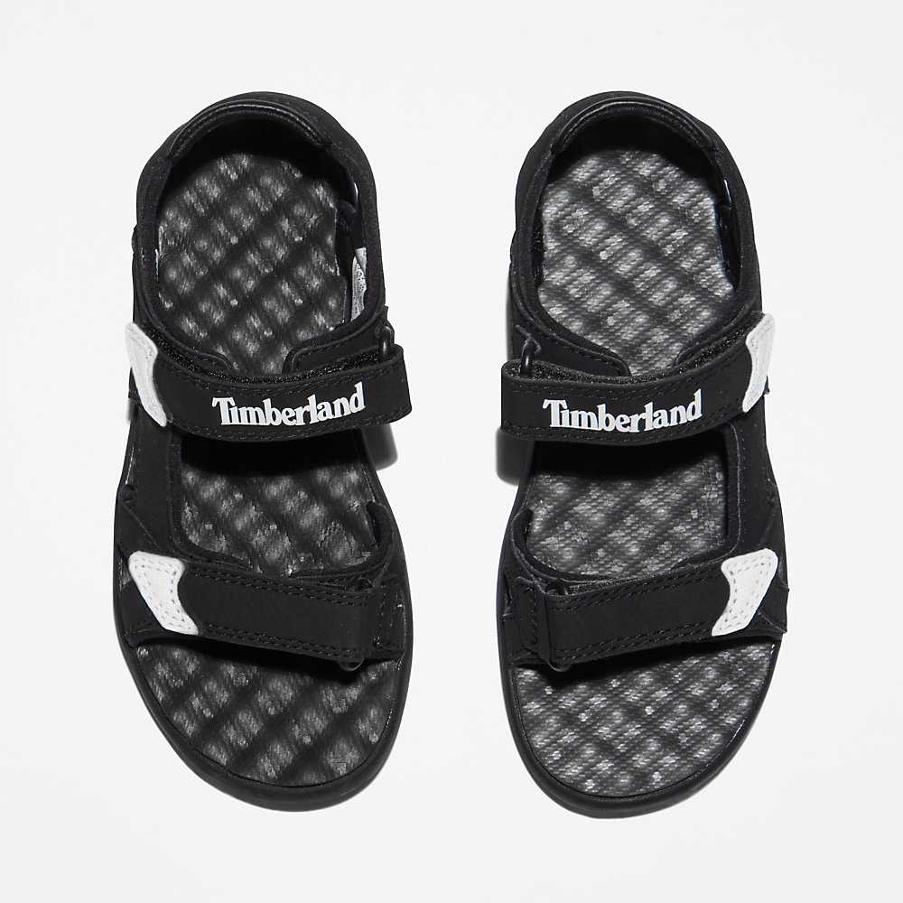 Black Kids' Timberland Perkins Row Sandals | Israel-4832907