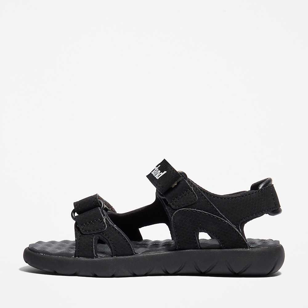 Black Kids' Timberland Perkins Row Sandals | Israel-4832907