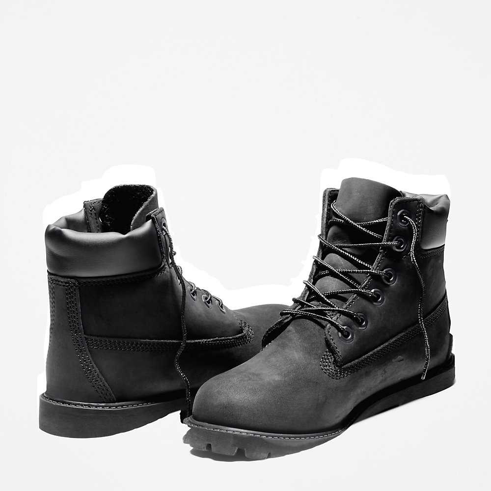 Black Kids' Timberland Premium® 6 Inch Waterproof Boots | Israel-4219605