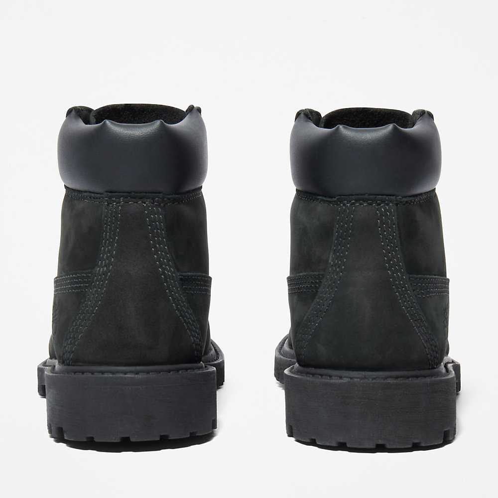 Black Kids' Timberland Premium® 6 Inch Waterproof Boots | Israel-4219637