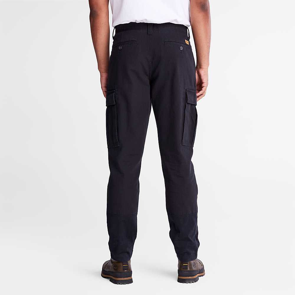 Black Men's Timberland 6 Pocket Cargo Pants | Israel-2648907