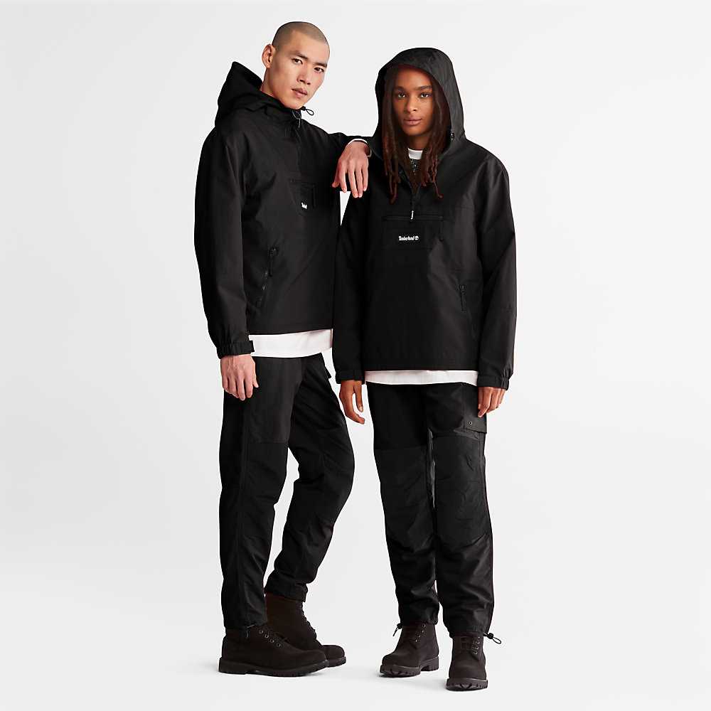 Black Men's Timberland All Gender Outdoor Archive Windbreaker | Israel-1856940