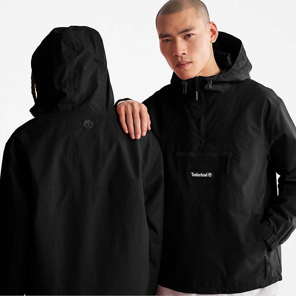 Black Men's Timberland All Gender Outdoor Archive Windbreaker | Israel-1856940