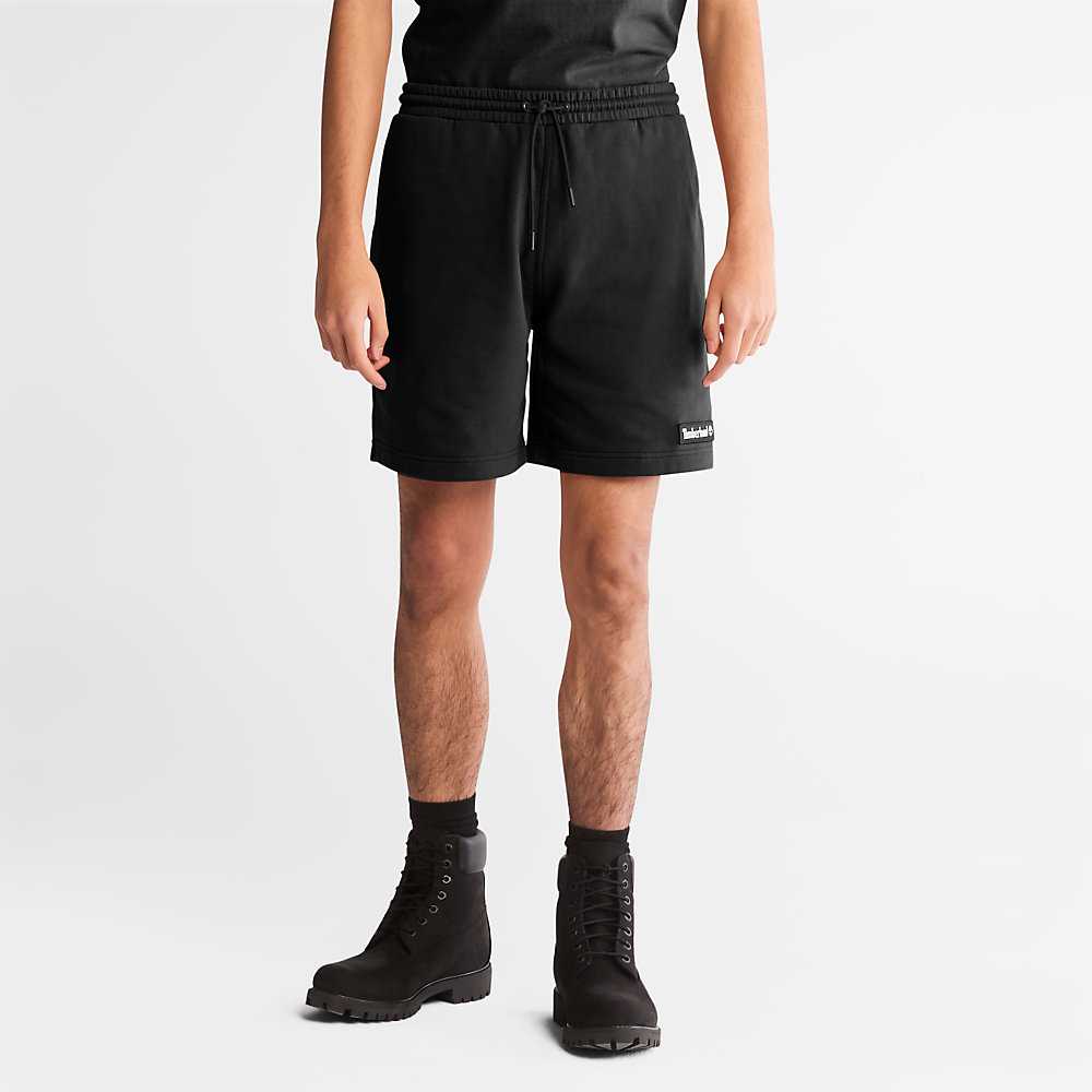 Black Men's Timberland All Gender Sweat Shorts | Israel-1270389