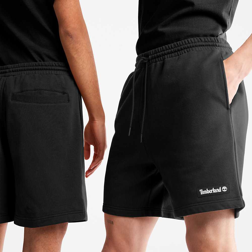 Black Men's Timberland All Gender Sweat Shorts | Israel-1270389