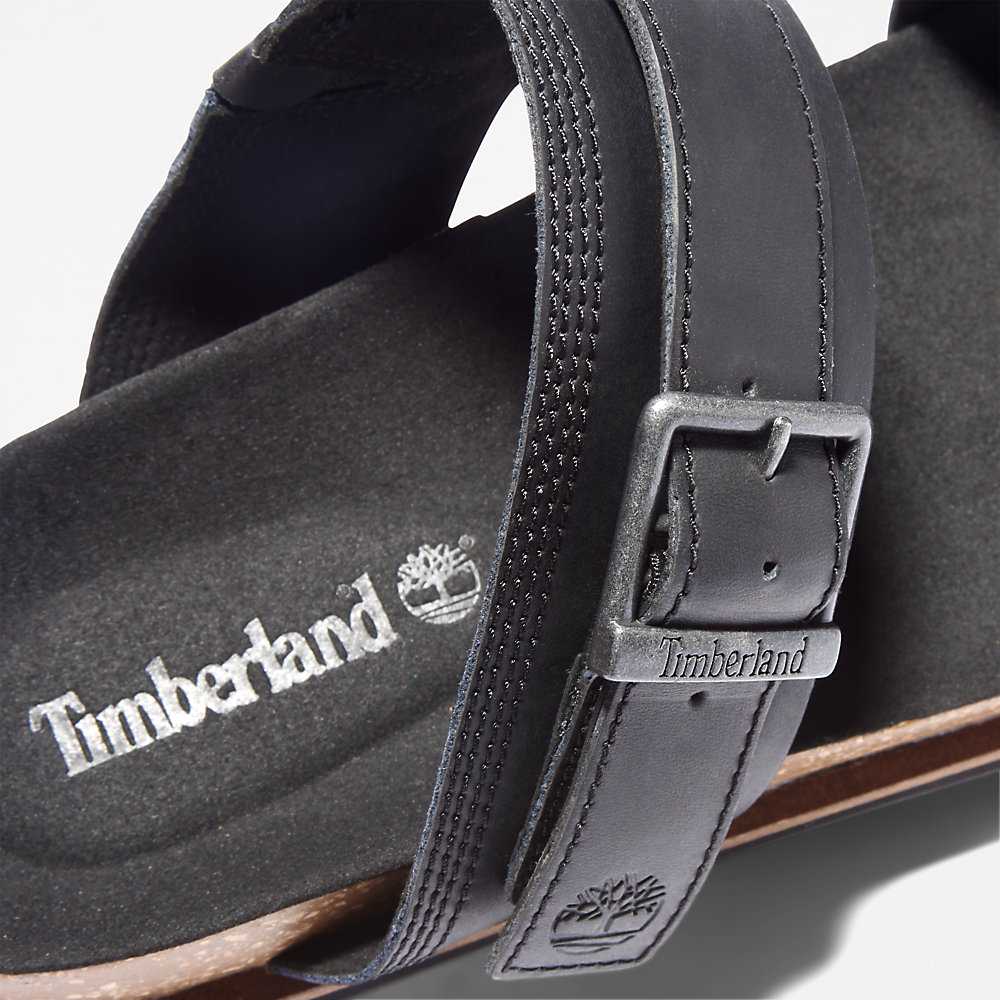 Black Men's Timberland Amalfi Vibes 2 Sandals | Israel-4567920