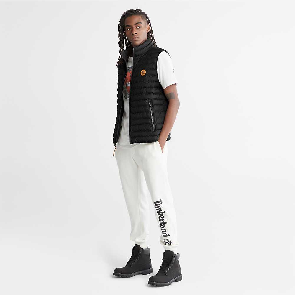 Black Men's Timberland Axis Peak Vest | Israel-9230478