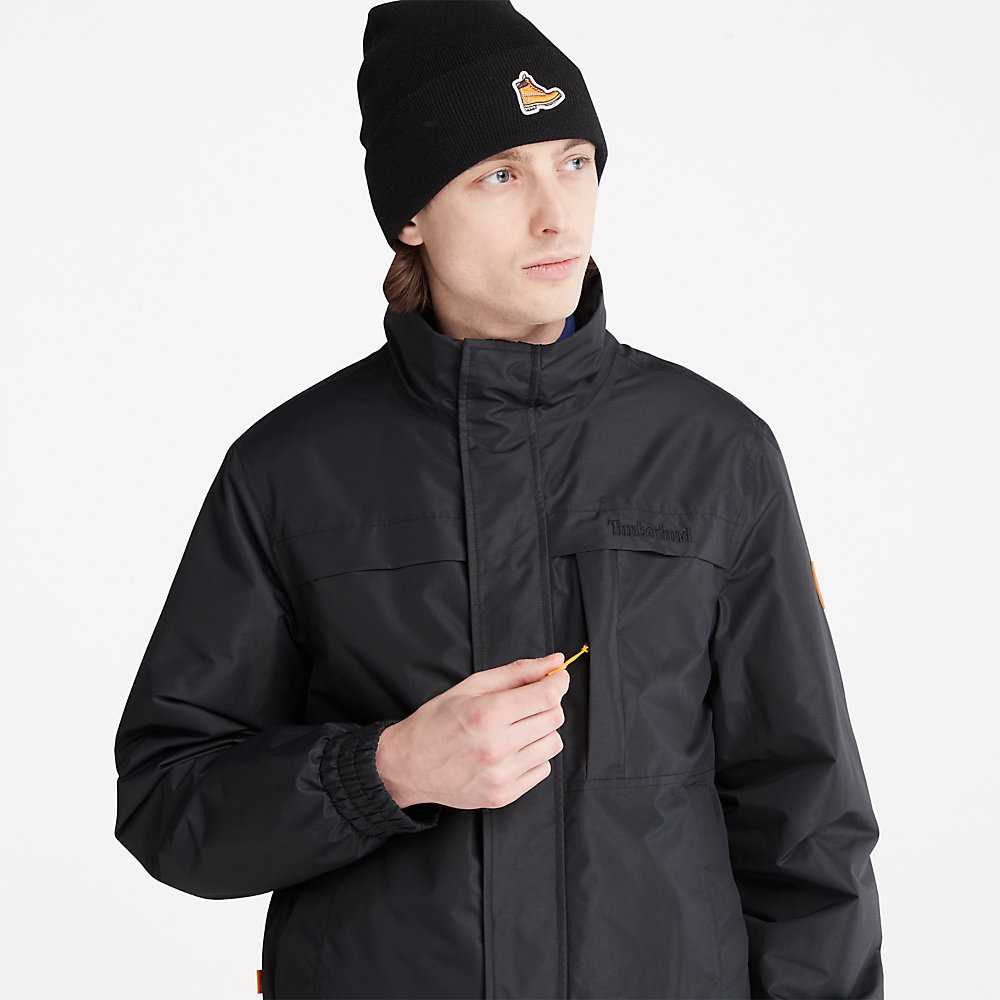 Black Men's Timberland Benton Water-Resistant Insulated Jackets | Israel-6243150