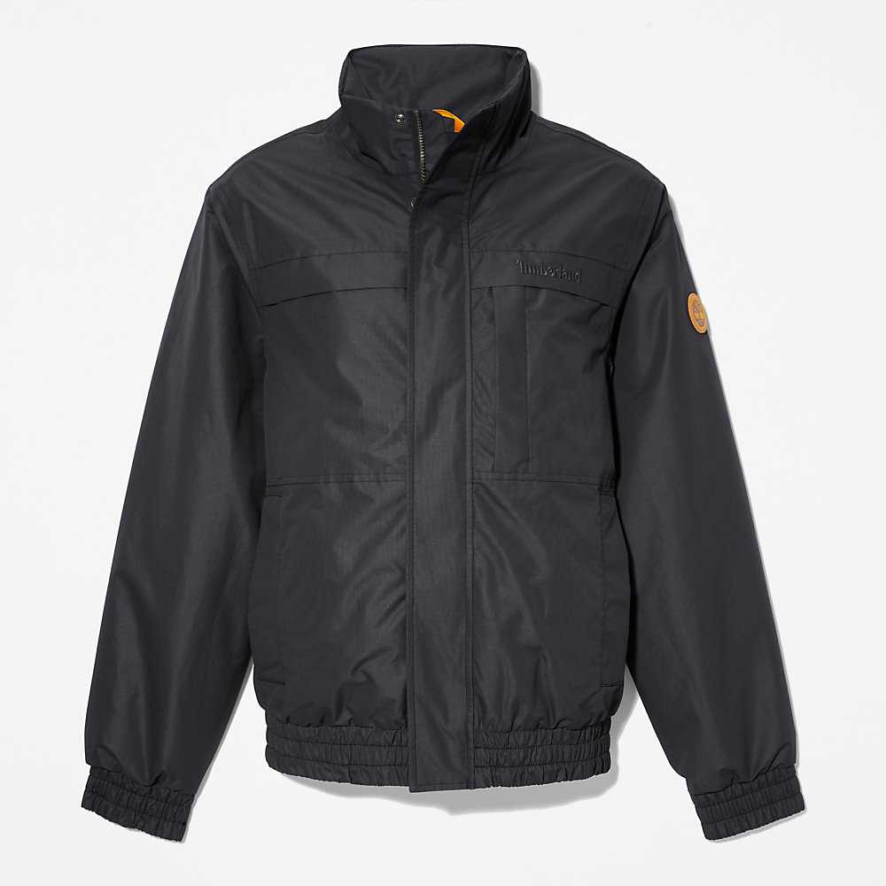 Black Men's Timberland Benton Water-Resistant Insulated Jackets | Israel-6243150