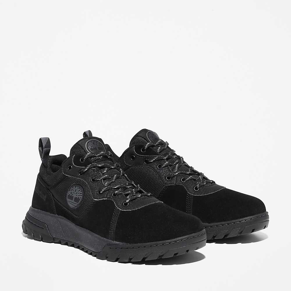 Black Men's Timberland Boulder Trail Trekker Sneakers | Israel-2085613