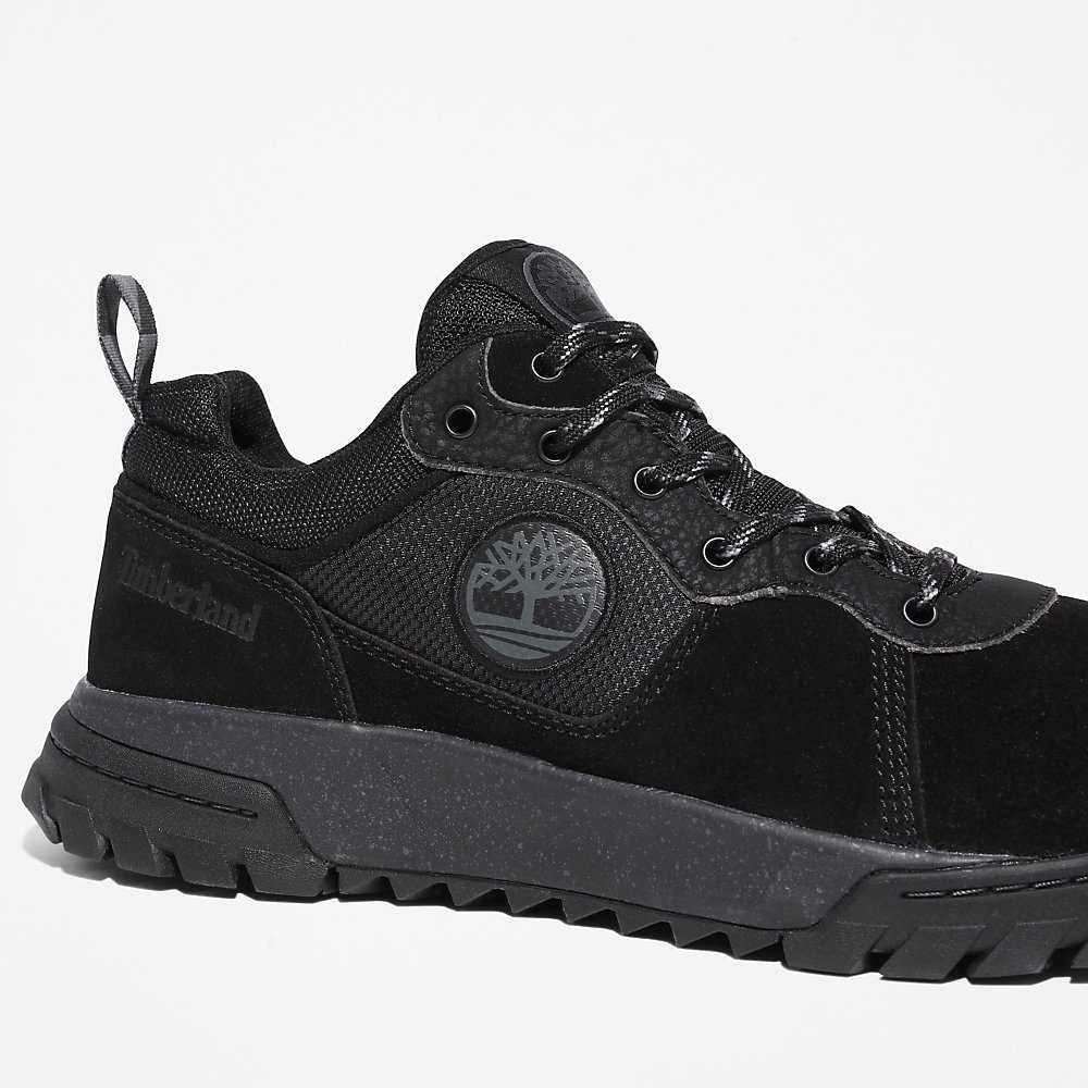 Black Men's Timberland Boulder Trail Trekker Sneakers | Israel-2085613