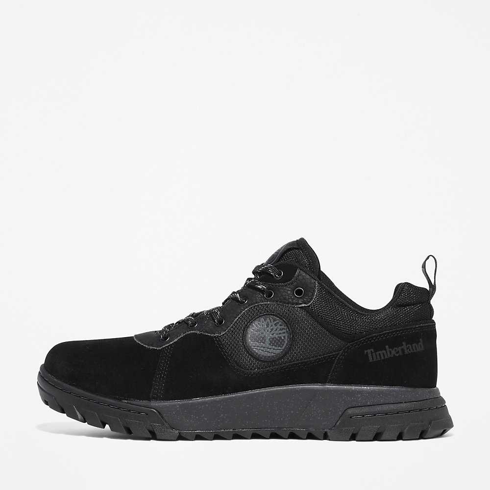 Black Men's Timberland Boulder Trail Trekker Sneakers | Israel-2085613