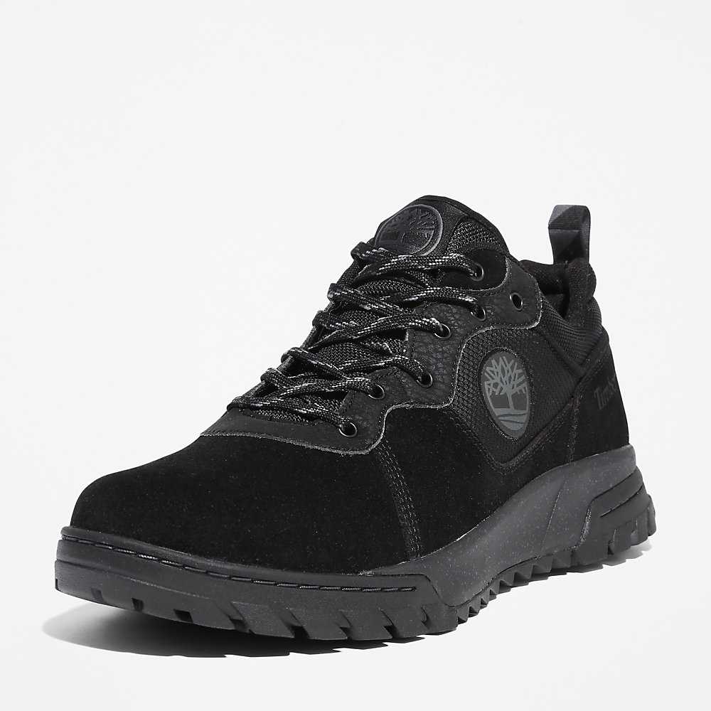 Black Men's Timberland Boulder Trail Trekker Sneakers | Israel-2085613