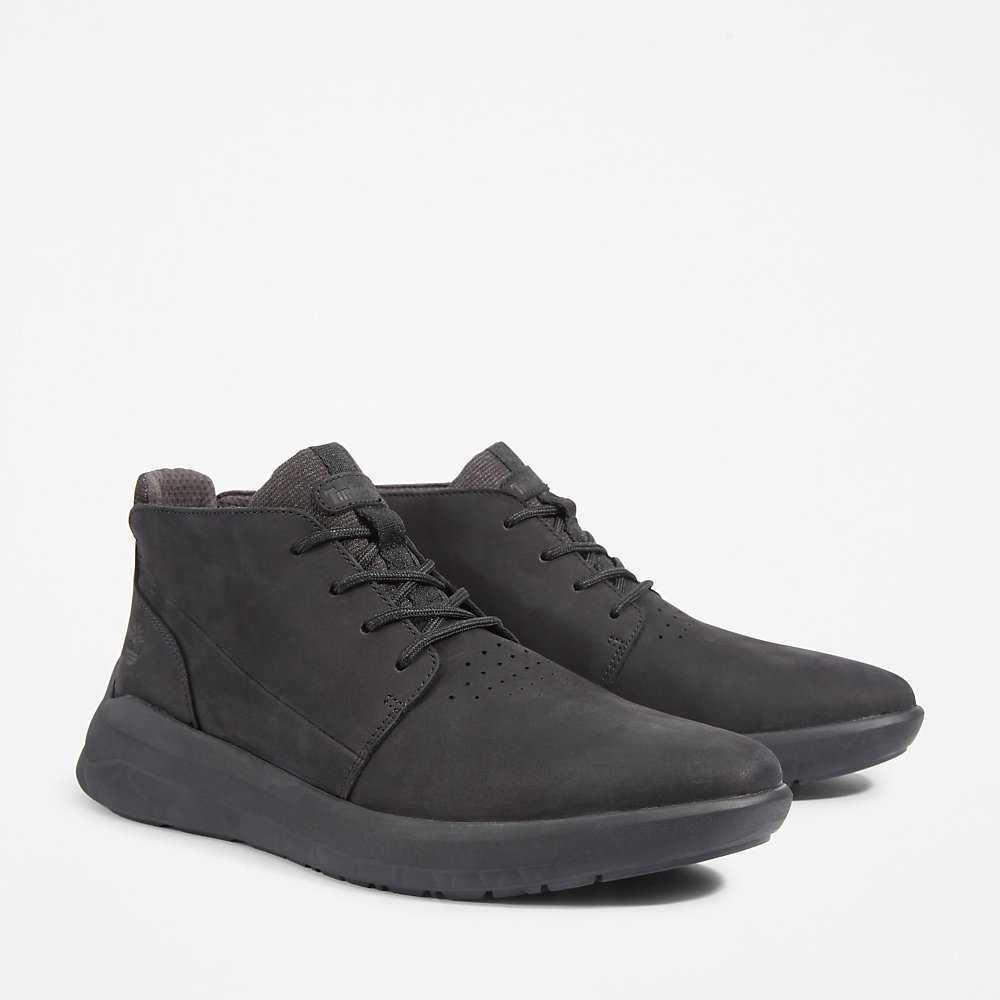 Black Men's Timberland Bradstreet Ultra Chukka Boots | Israel-3754960