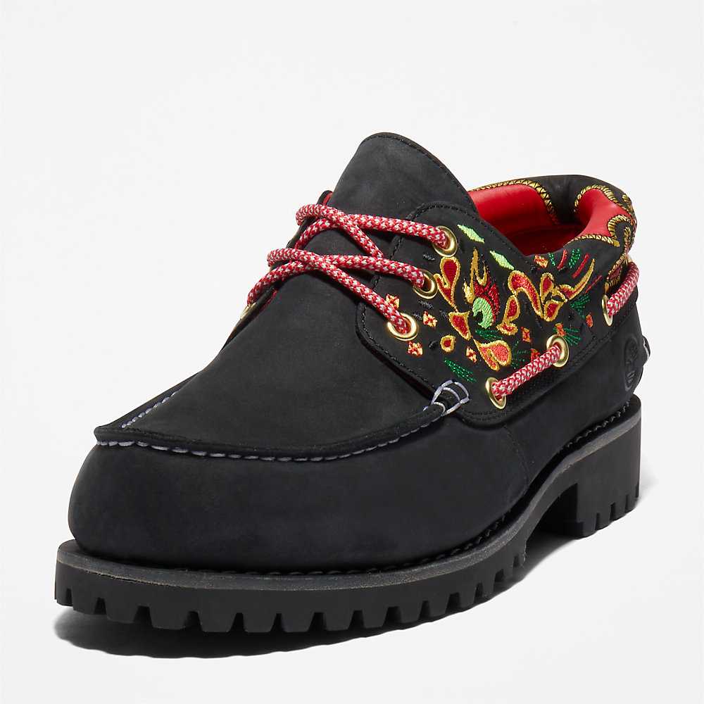 Black Men's Timberland CLOT x Timberland® Boat Shoes | Israel-5678029