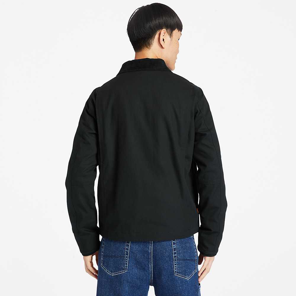 Black Men's Timberland Chore Jackets | Israel-6314975