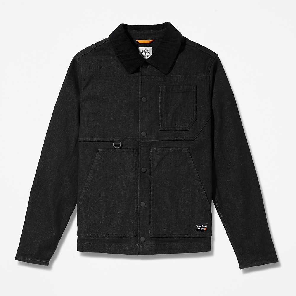 Black Men's Timberland Chore Jackets | Israel-6314975