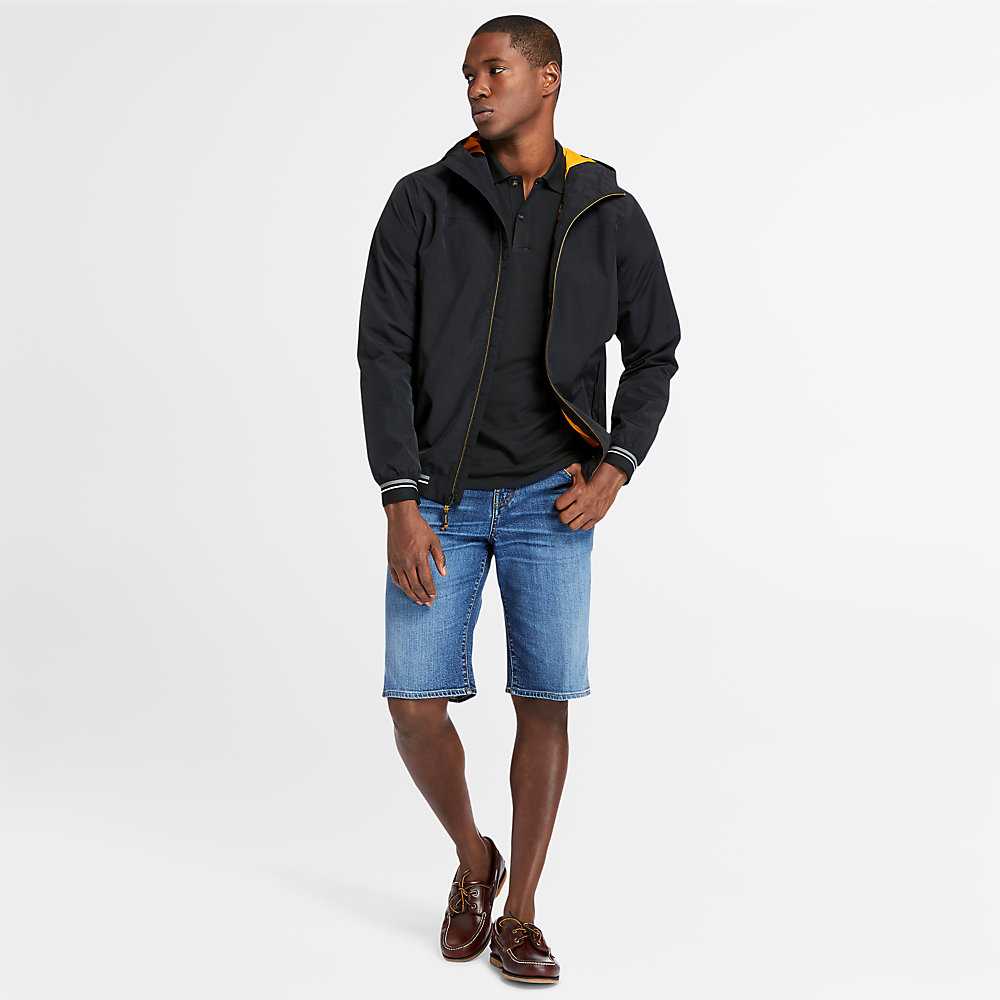 Black Men's Timberland Coastal Cool Bomber Jacket | Israel-7839502