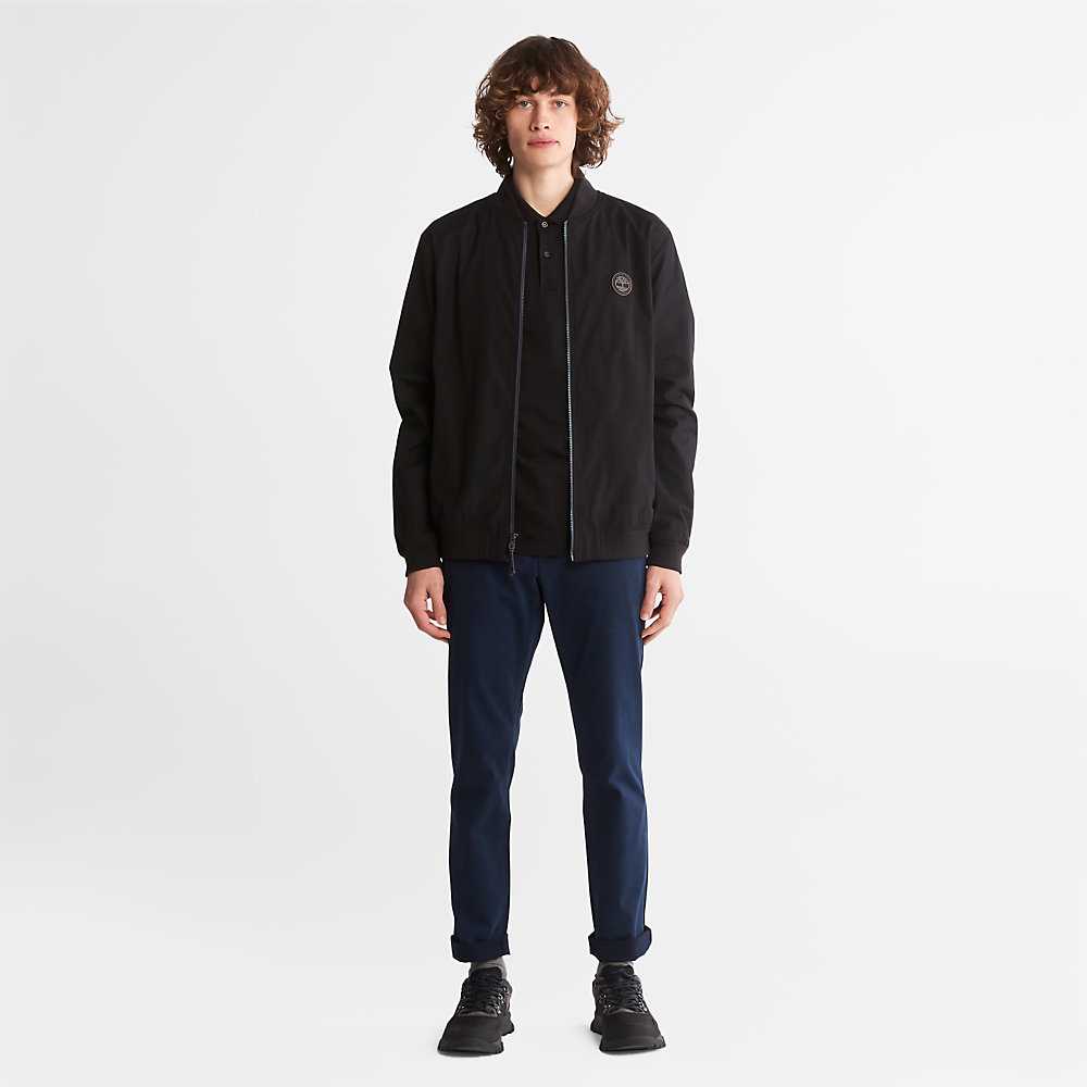 Black Men's Timberland DWR Bomber Jacket | Israel-7045619