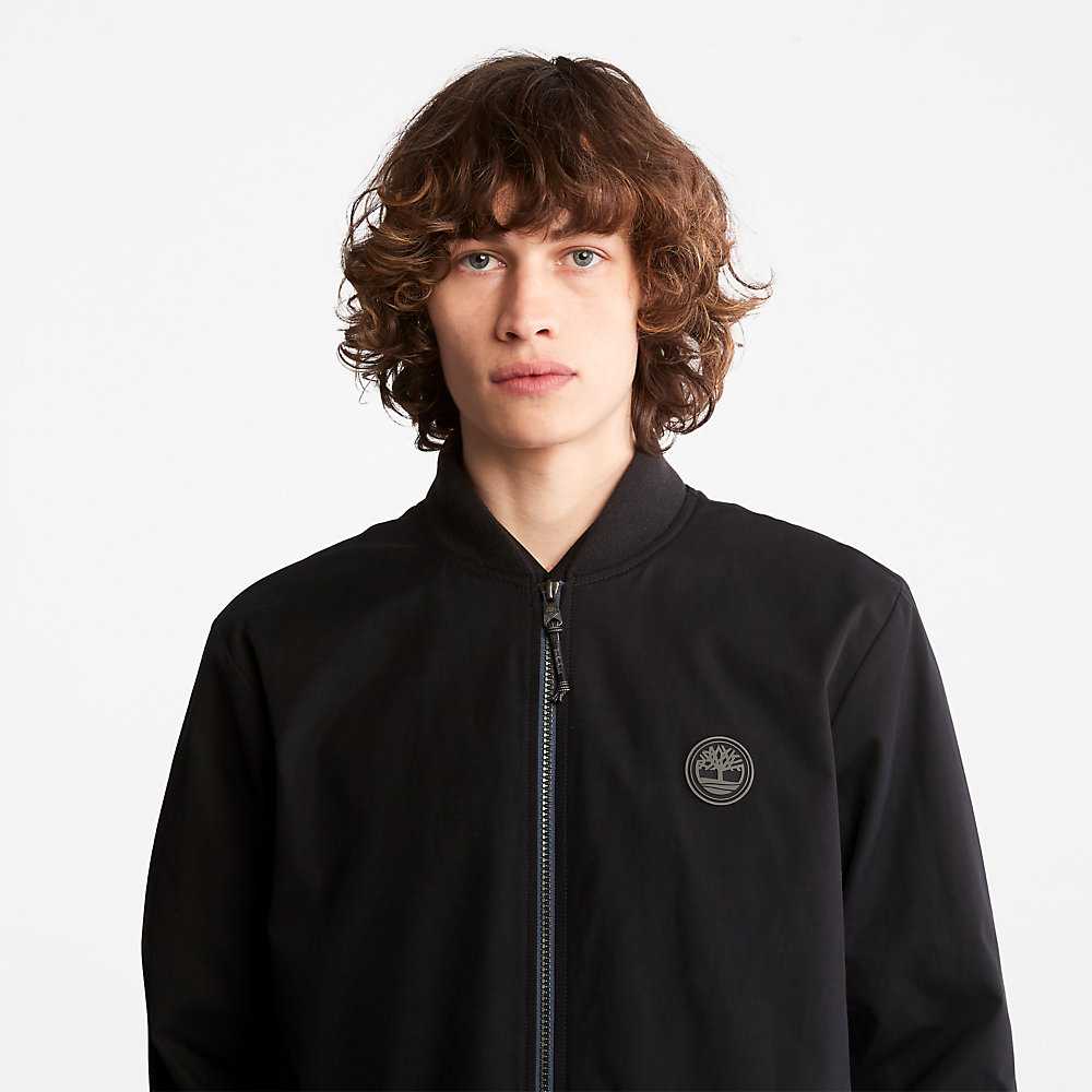 Black Men's Timberland DWR Bomber Jacket | Israel-7045619