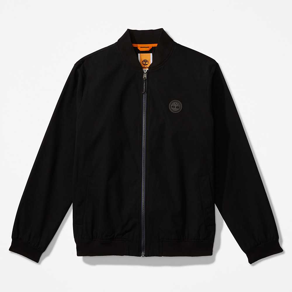 Black Men's Timberland DWR Bomber Jacket | Israel-7045619