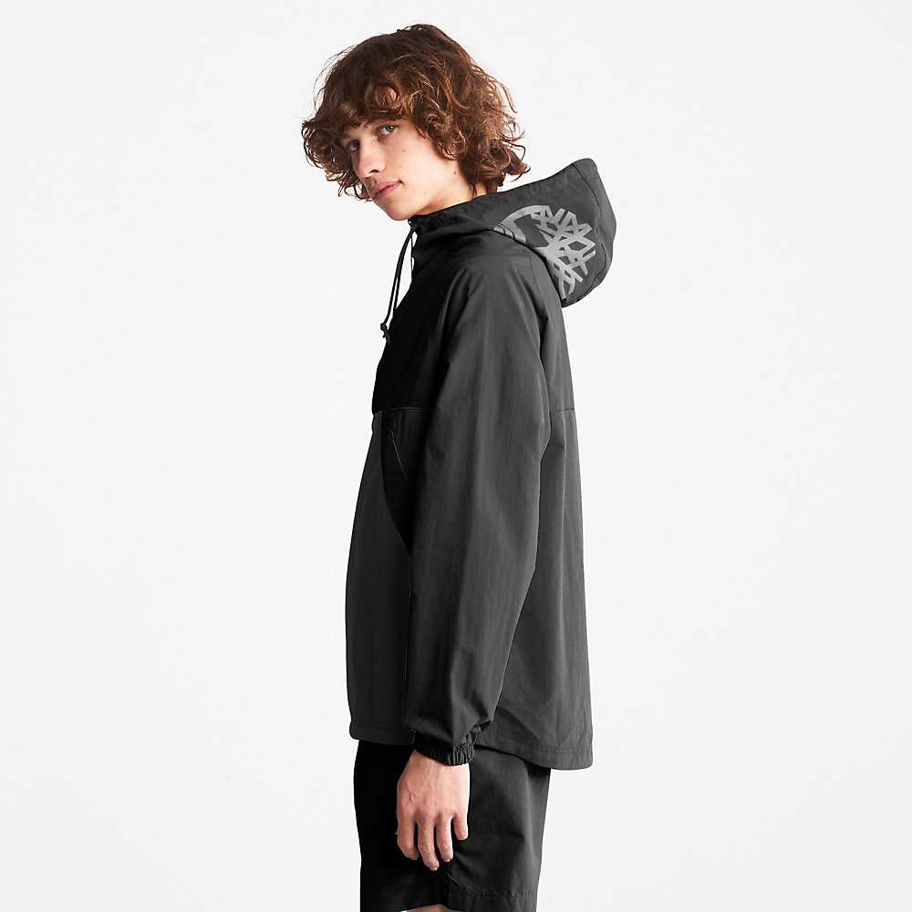 Black Men's Timberland DWR Windbreaker | Israel-9036278