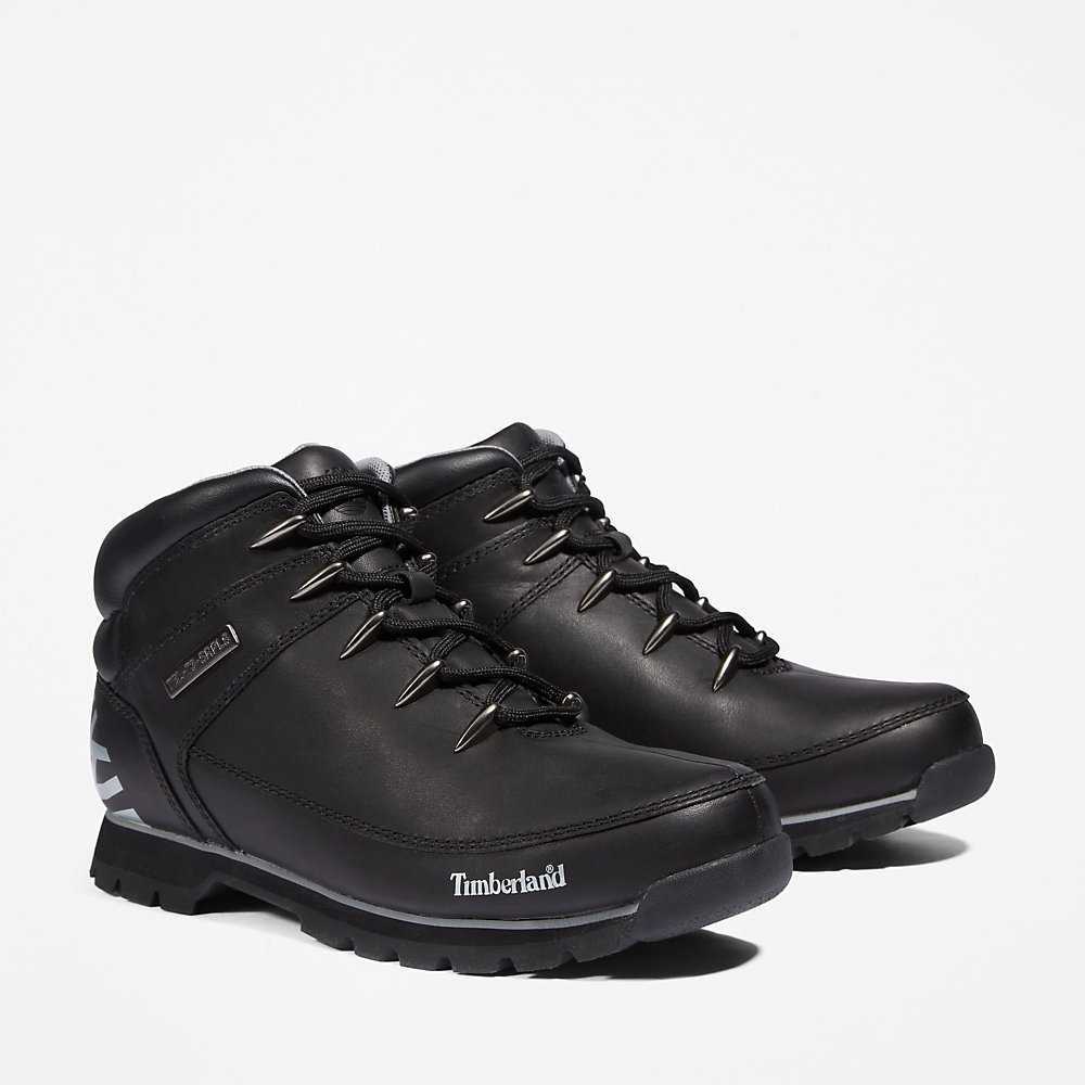 Black Men's Timberland Euro Sprint Hiking Boots | Israel-1238954