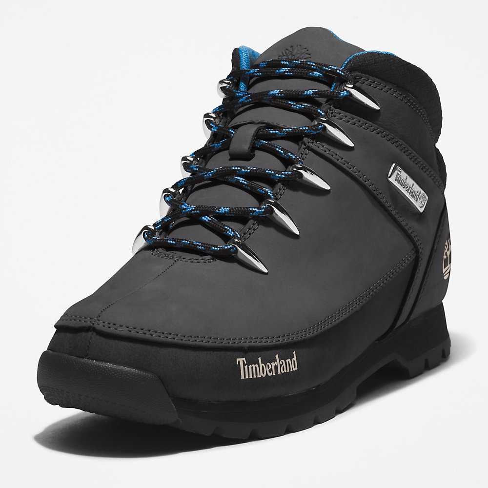 Black Men's Timberland Euro Sprint Hiking Boots | Israel-5842907