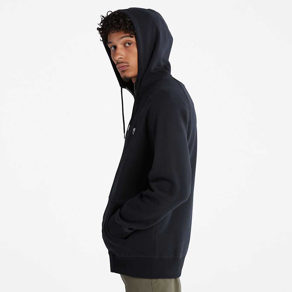 Black Men's Timberland Exeter River Hoodie | Israel-3527406