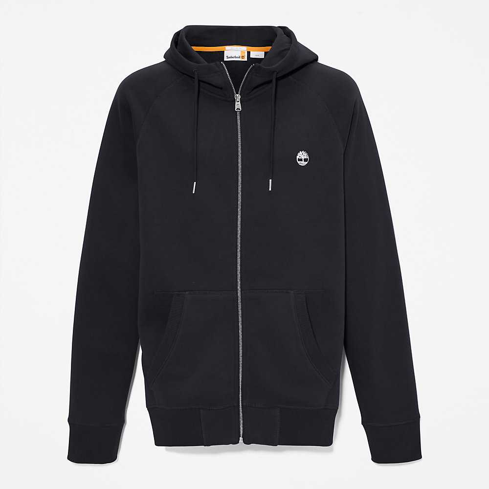 Black Men's Timberland Exeter River Hoodie | Israel-3527406