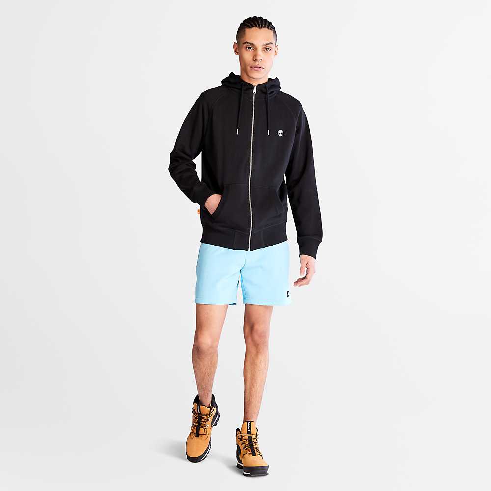 Black Men's Timberland Exeter River Hoodie | Israel-5903264