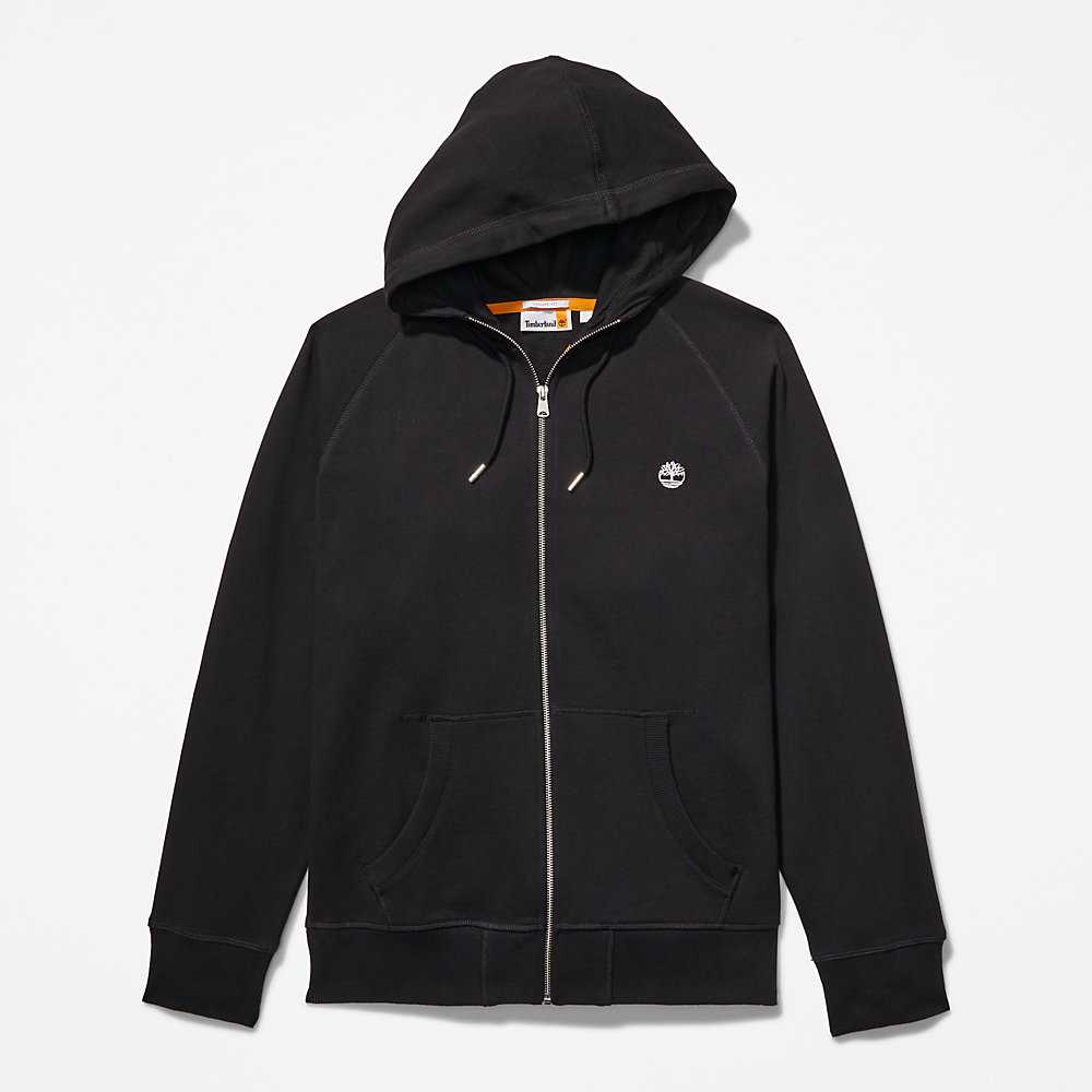 Black Men's Timberland Exeter River Hoodie | Israel-5903264