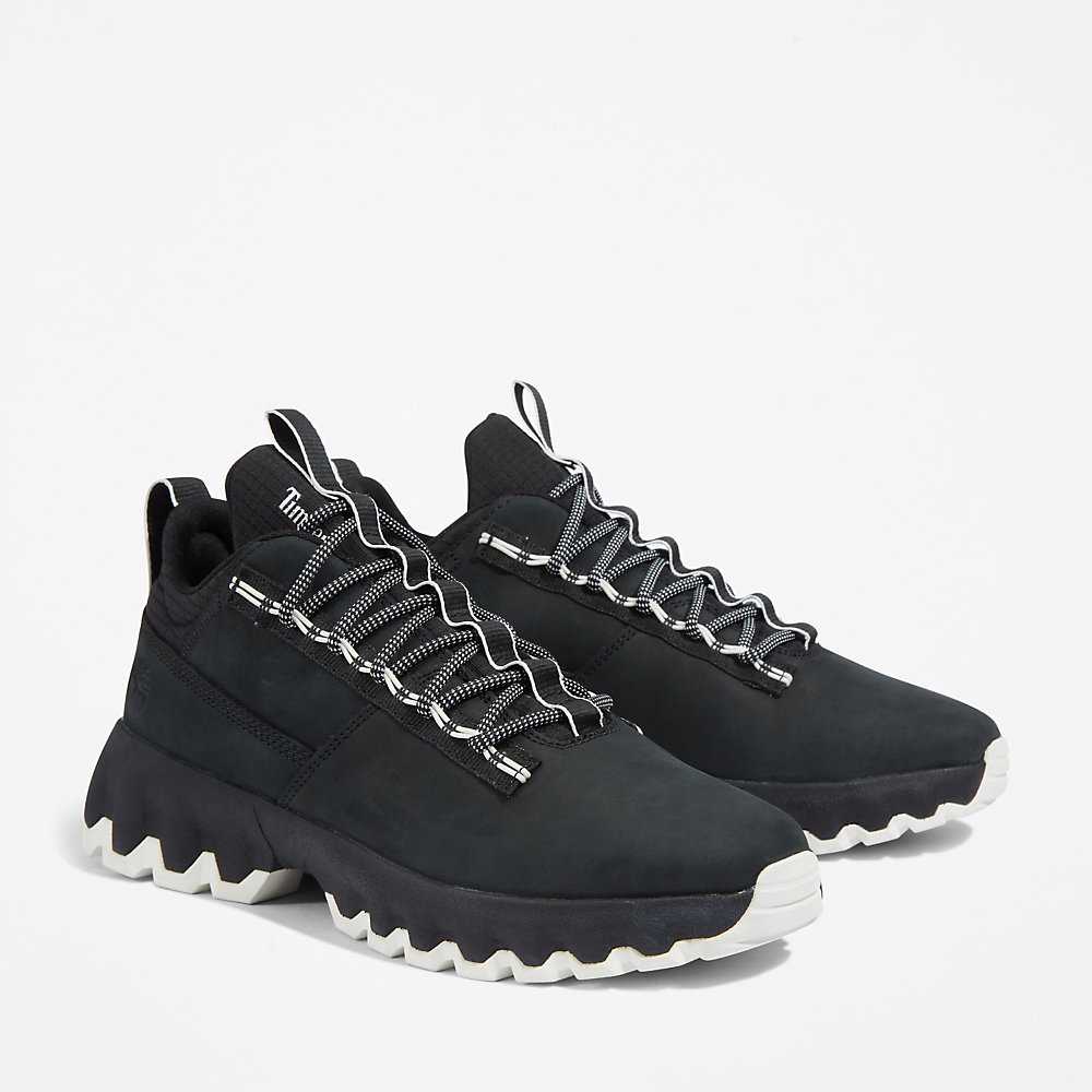 Black Men's Timberland GreenStride™ Edge Sneakers | Israel-0861375