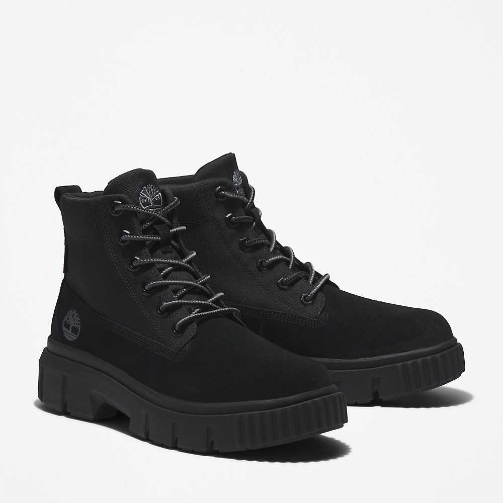 Black Men's Timberland Greyfield Waterproof Boots | Israel-3691857