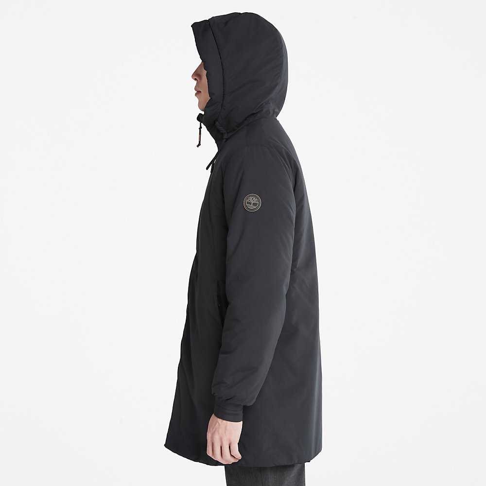 Black Men's Timberland Insulated Parka Jackets | Israel-7035126