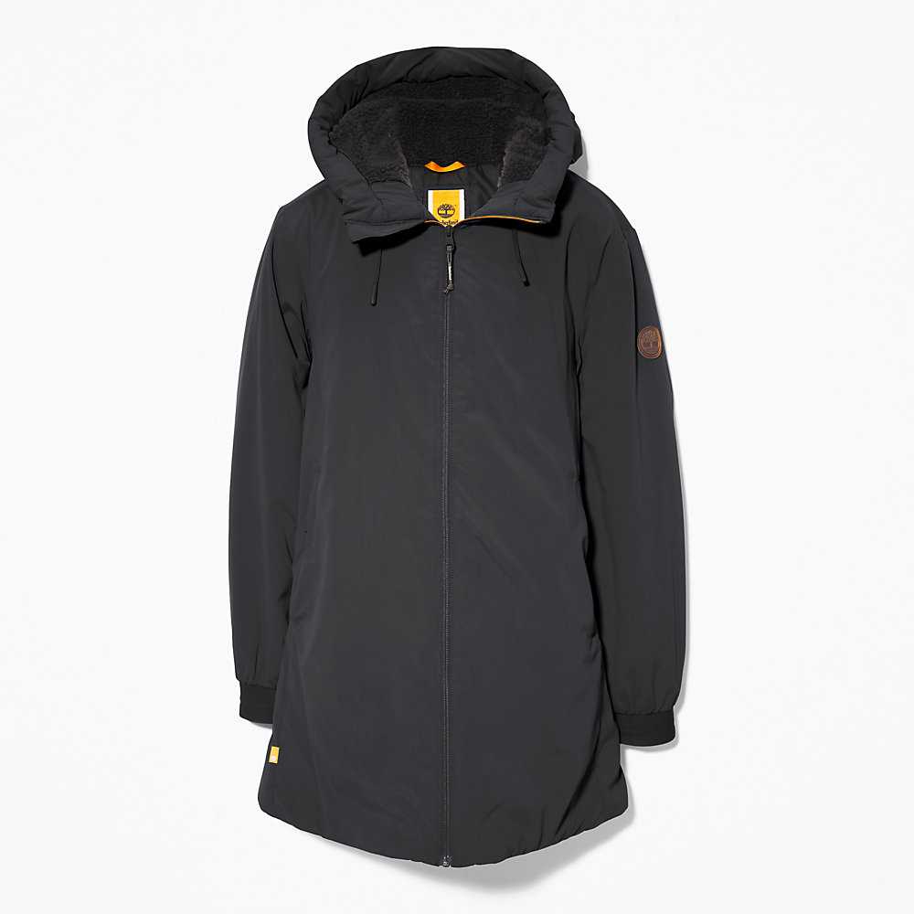 Black Men's Timberland Insulated Parka Jackets | Israel-7035126