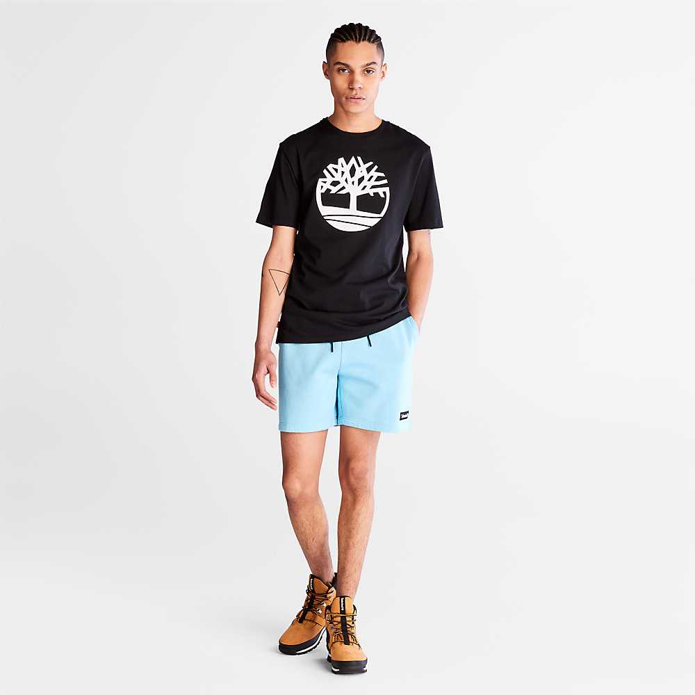 Black Men's Timberland Kennebec River T Shirts | Israel-9812706