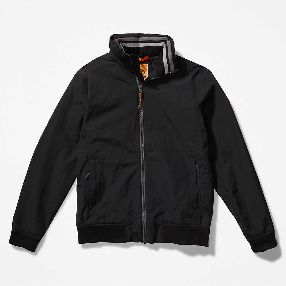 Black Men's Timberland Mount Lafayette Bomber Jacket | Israel-9643758