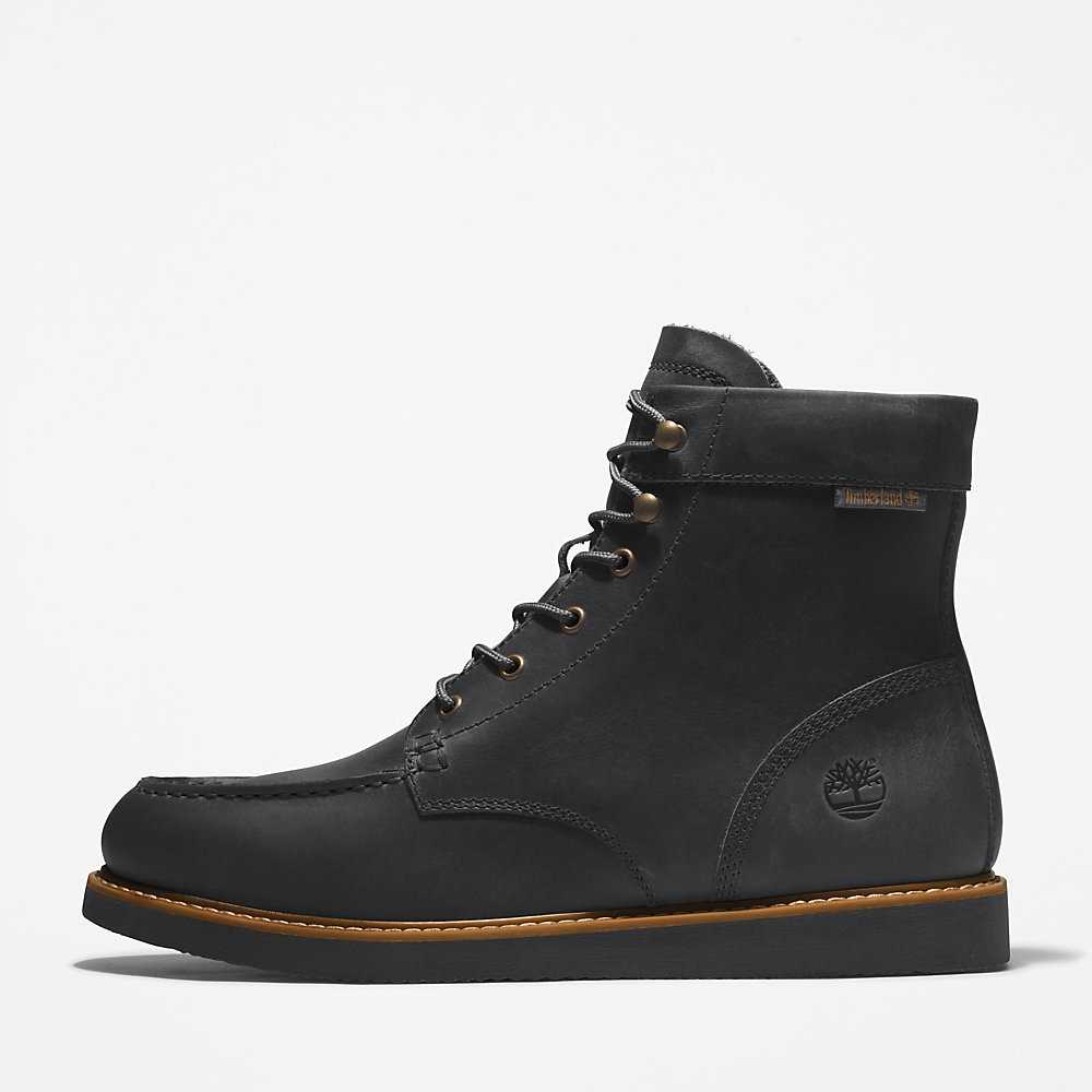 Black Men's Timberland Newmarket II Waterproof Boots | Israel-8732604